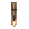 Industrial Scandinavian Chandelier, Black Metal Body, 32 x 32 cm, Height 78 cm, E27 Socket Max 40W, 90 cm Cable | Stylish Lighting for Modern Spaces