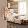 Elegant Wooden Wall Lamp, 9 x 18 cm, Height: 45 cm | 1 x E27 Max 40W Socket, IP20 | Rustic & Modern Design, Perfect for Living Room, Bedroom, or Study | Stylish Solid Color Lighting Solution