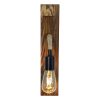 Industrial Scandinavian Chandelier, Black Metal Body, 32 x 32 cm, Height 78 cm, E27 Socket Max 40W, 90 cm Cable | Stylish Lighting for Modern Spaces