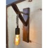 Industrial Scandinavian Chandelier, Black Metal Body, 32 x 32 cm, Height 78 cm, E27 Socket Max 40W, 90 cm Cable | Stylish Lighting for Modern Spaces
