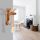 Modern Rustic Wall Lamp, Wooden Body, 8.5 x 18 cm, Height: 30 cm | E27 Socket, Max 40W | Elegant Solid Color Design, Perfect for Home Decor & Ambient Lighting in Living Rooms & Bedrooms