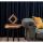 Modern Black Wall Lamp, MDF Body, 60 x 12 x 33 cm, E27 Socket (Max 40W), IP20, Pluggable, Laser-Cut Design, Stylish & Functional Lighting for Any Space