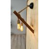 Industrial Scandinavian Chandelier, Black Metal Body, 32 x 32 cm, Height 78 cm, E27 Socket Max 40W, 90 cm Cable | Stylish Lighting for Modern Spaces