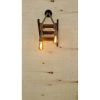 Industrial Scandinavian Chandelier, Black Metal Body, 32 x 32 cm, Height 78 cm, E27 Socket Max 40W, 90 cm Cable | Stylish Lighting for Modern Spaces