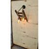 Industrial Scandinavian Chandelier, Black Metal Body, 32 x 32 cm, Height 78 cm, E27 Socket Max 40W, 90 cm Cable | Stylish Lighting for Modern Spaces