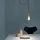 Elegant Black Wall Lamp, Metal Body, 10 x 12 cm, Height 100 cm, E14 Max 40W, IP20 | Glamorous Hotel-Style Lighting for Modern Spaces