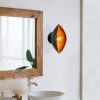 Industrial Wall Lamp, Black & Vintage, 17 x 25 cm, Height 36 cm | Metal Body, E27 Socket Max 40W | Stylish Lighting for Modern Spaces