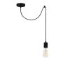 Elegant Black Wall Lamp, Metal Body, 10 x 12 cm, Height 100 cm, E14 Max 40W, IP20 | Glamorous Hotel-Style Lighting for Modern Spaces