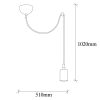 Elegant Black Wall Lamp, Metal Body, 10 x 12 cm, Height 100 cm, E14 Max 40W, IP20 | Glamorous Hotel-Style Lighting for Modern Spaces