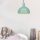 Elegant Turquoise Chandelier, Metal Body, 30 cm Diameter x 117 cm Height | E27 Socket, Max 40W | Stylish Solid Color Design for Modern Home Décor & Lighting | IP20 Rated, Perfect for Any Room