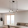 Elegant Black Wall Lamp, Metal Body, 10 x 12 cm, Height 100 cm, E14 Max 40W, IP20 | Glamorous Hotel-Style Lighting for Modern Spaces