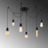 Elegant Black Wall Lamp, Metal Body, 10 x 12 cm, Height 100 cm, E14 Max 40W, IP20 | Glamorous Hotel-Style Lighting for Modern Spaces