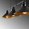 Industrial Wall Lamp, Black & Vintage, 17 x 25 cm, Height 36 cm | Metal Body, E27 Socket Max 40W | Stylish Lighting for Modern Spaces