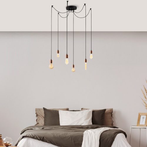 Elegant Black Wall Lamp, Metal Body, 10 x 12 cm, Height 100 cm, E14 Max 40W, IP20 | Glamorous Hotel-Style Lighting for Modern Spaces