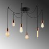 Elegant Black Wall Lamp, Metal Body, 10 x 12 cm, Height 100 cm, E14 Max 40W, IP20 | Glamorous Hotel-Style Lighting for Modern Spaces