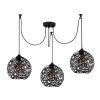 Elegant Black Wall Lamp, Metal Body, 10 x 12 cm, Height 100 cm, E14 Max 40W, IP20 | Glamorous Hotel-Style Lighting for Modern Spaces
