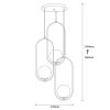 Industrial Wall Lamp, Black & Vintage, 17 x 25 cm, Height 36 cm | Metal Body, E27 Socket Max 40W | Stylish Lighting for Modern Spaces