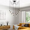 Industrial Wall Lamp, Black & Vintage, 17 x 25 cm, Height 36 cm | Metal Body, E27 Socket Max 40W | Stylish Lighting for Modern Spaces