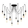 Industrial Wall Lamp, Black & Vintage, 17 x 25 cm, Height 36 cm | Metal Body, E27 Socket Max 40W | Stylish Lighting for Modern Spaces