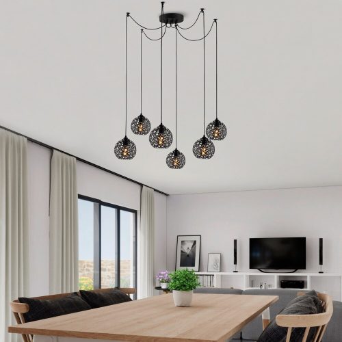 Elegant Black Wall Lamp, Metal Body, 10 x 12 cm, Height 100 cm, E14 Max 40W, IP20 | Glamorous Hotel-Style Lighting for Modern Spaces