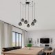 Elegant Black Wall Lamp, Metal Body, 10 x 12 cm, Height 100 cm, E14 Max 40W, IP20 | Glamorous Hotel-Style Lighting for Modern Spaces