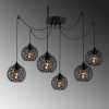 Elegant Black Wall Lamp, Metal Body, 10 x 12 cm, Height 100 cm, E14 Max 40W, IP20 | Glamorous Hotel-Style Lighting for Modern Spaces