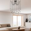 Industrial Wall Lamp, Black & Vintage, 17 x 25 cm, Height 36 cm | Metal Body, E27 Socket Max 40W | Stylish Lighting for Modern Spaces
