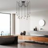 Industrial Wall Lamp, Black & Vintage, 17 x 25 cm, Height 36 cm | Metal Body, E27 Socket Max 40W | Stylish Lighting for Modern Spaces