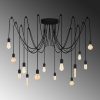Industrial Wall Lamp, Black & Vintage, 17 x 25 cm, Height 36 cm | Metal Body, E27 Socket Max 40W | Stylish Lighting for Modern Spaces