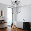 Industrial Wall Lamp, Black & Vintage, 17 x 25 cm, Height 36 cm | Metal Body, E27 Socket Max 40W | Stylish Lighting for Modern Spaces