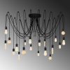 Industrial Wall Lamp, Black & Vintage, 17 x 25 cm, Height 36 cm | Metal Body, E27 Socket Max 40W | Stylish Lighting for Modern Spaces