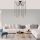 Elegant Black Wall Lamp, Metal Body, 10 x 12 cm, Height 100 cm, E14 Max 40W, IP20 | Glamorous Hotel-Style Lighting for Modern Spaces