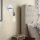 Elegant Black Wall Lamp, Metal Body, 10 x 12 cm, Height 100 cm, E14 Max 40W, IP20 | Glamorous Hotel-Style Lighting for Modern Spaces
