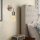 Elegant Black Wall Lamp, Metal Body, 10 x 12 cm, Height 100 cm, E14 Max 40W, IP20 | Glamorous Hotel-Style Lighting for Modern Spaces