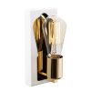 Elegant Black Wall Lamp, Metal Body, 10 x 12 cm, Height 100 cm, E14 Max 40W, IP20 | Glamorous Hotel-Style Lighting for Modern Spaces