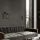 Elegant Black Wall Lamp, Metal Body, 10 x 12 cm, Height 100 cm, E14 Max 40W, IP20 | Glamorous Hotel-Style Lighting for Modern Spaces