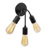 Elegant Black Wall Lamp, Metal Body, 10 x 12 cm, Height 100 cm, E14 Max 40W, IP20 | Glamorous Hotel-Style Lighting for Modern Spaces