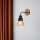 Elegant Black Wall Lamp, Metal Body, 10 x 12 cm, Height 100 cm, E14 Max 40W, IP20 | Glamorous Hotel-Style Lighting for Modern Spaces