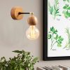 Elegant Black Wall Lamp, Metal Body, 10 x 12 cm, Height 100 cm, E14 Max 40W, IP20 | Glamorous Hotel-Style Lighting for Modern Spaces