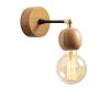 Elegant Black Wall Lamp, Metal Body, 10 x 12 cm, Height 100 cm, E14 Max 40W, IP20 | Glamorous Hotel-Style Lighting for Modern Spaces