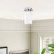 Elegant Black Wall Lamp, Metal Body, 10 x 12 cm, Height 100 cm, E14 Max 40W, IP20 | Glamorous Hotel-Style Lighting for Modern Spaces