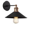 Elegant Black Wall Lamp, Metal Body, 10 x 12 cm, Height 100 cm, E14 Max 40W, IP20 | Glamorous Hotel-Style Lighting for Modern Spaces