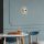 Elegant Black Wall Lamp, Metal Body, 10 x 12 cm, Height 100 cm, E14 Max 40W, IP20 | Glamorous Hotel-Style Lighting for Modern Spaces