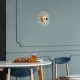 Elegant Black Wall Lamp, Metal Body, 10 x 12 cm, Height 100 cm, E14 Max 40W, IP20 | Glamorous Hotel-Style Lighting for Modern Spaces