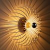 Elegant Black Wall Lamp, Metal Body, 10 x 12 cm, Height 100 cm, E14 Max 40W, IP20 | Glamorous Hotel-Style Lighting for Modern Spaces