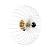 Elegant Black Wall Lamp, Metal Body, 10 x 12 cm, Height 100 cm, E14 Max 40W, IP20 | Glamorous Hotel-Style Lighting for Modern Spaces