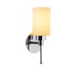 Elegant Black Wall Lamp, Metal Body, 10 x 12 cm, Height 100 cm, E14 Max 40W, IP20 | Glamorous Hotel-Style Lighting for Modern Spaces
