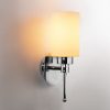 Elegant Black Wall Lamp, Metal Body, 10 x 12 cm, Height 100 cm, E14 Max 40W, IP20 | Glamorous Hotel-Style Lighting for Modern Spaces