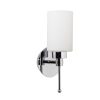 Elegant Black Wall Lamp, Metal Body, 10 x 12 cm, Height 100 cm, E14 Max 40W, IP20 | Glamorous Hotel-Style Lighting for Modern Spaces