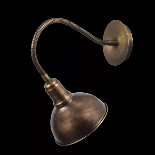 Vintage metal wall lamp, diameter 16 cm, E27 Max 40W, IP20 | Stylish, monochrome design, perfect for modern home decor and ambient lighting | Durable and elegant lamp for any room